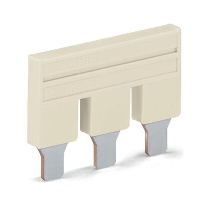 WAGO Jumper Male Light Grey Insulated Jumper 3 Way