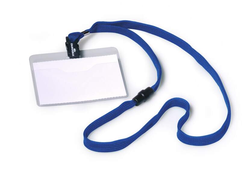 Durable Blue Name Badge