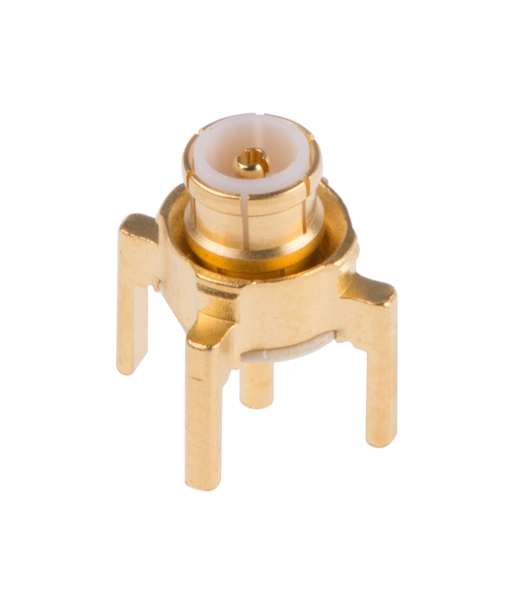 Huber+Suhner, Plug Through Hole MMBX Connector, 50Ω, Solder Termination, Straight Body