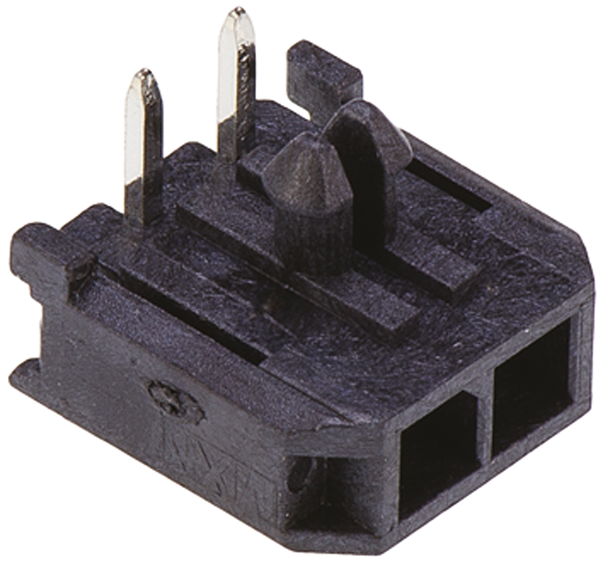Molex Micro-Fit 3.0 Series Right Angle Through Hole PCB Header, 2 Contact(s), 3 mm Pitch, 1 Row, Shrouded
