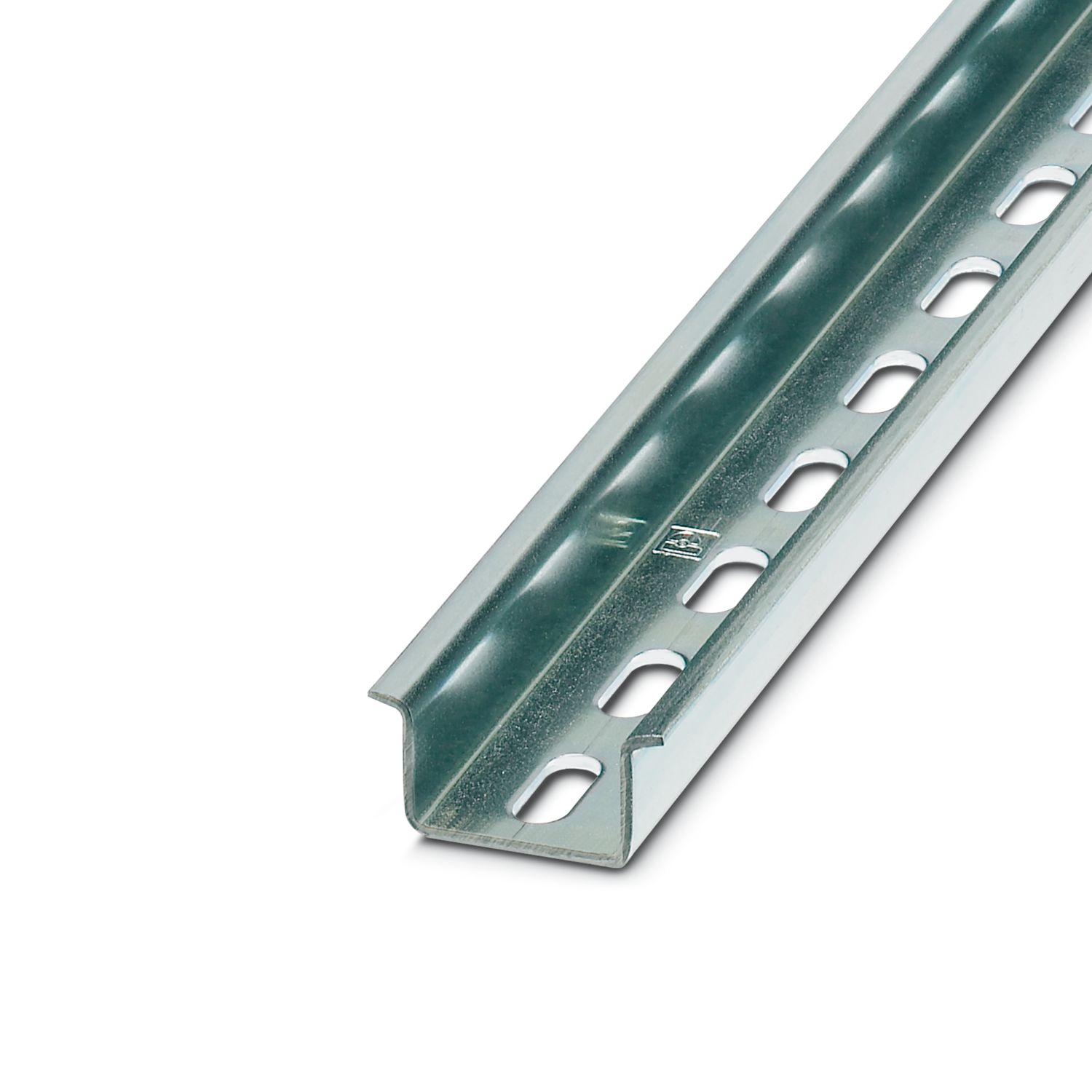 Phoenix Contact Steel Perforated DIN Rail, Deep Top Hat Compatible, 2000mm x 35mm x 15mm