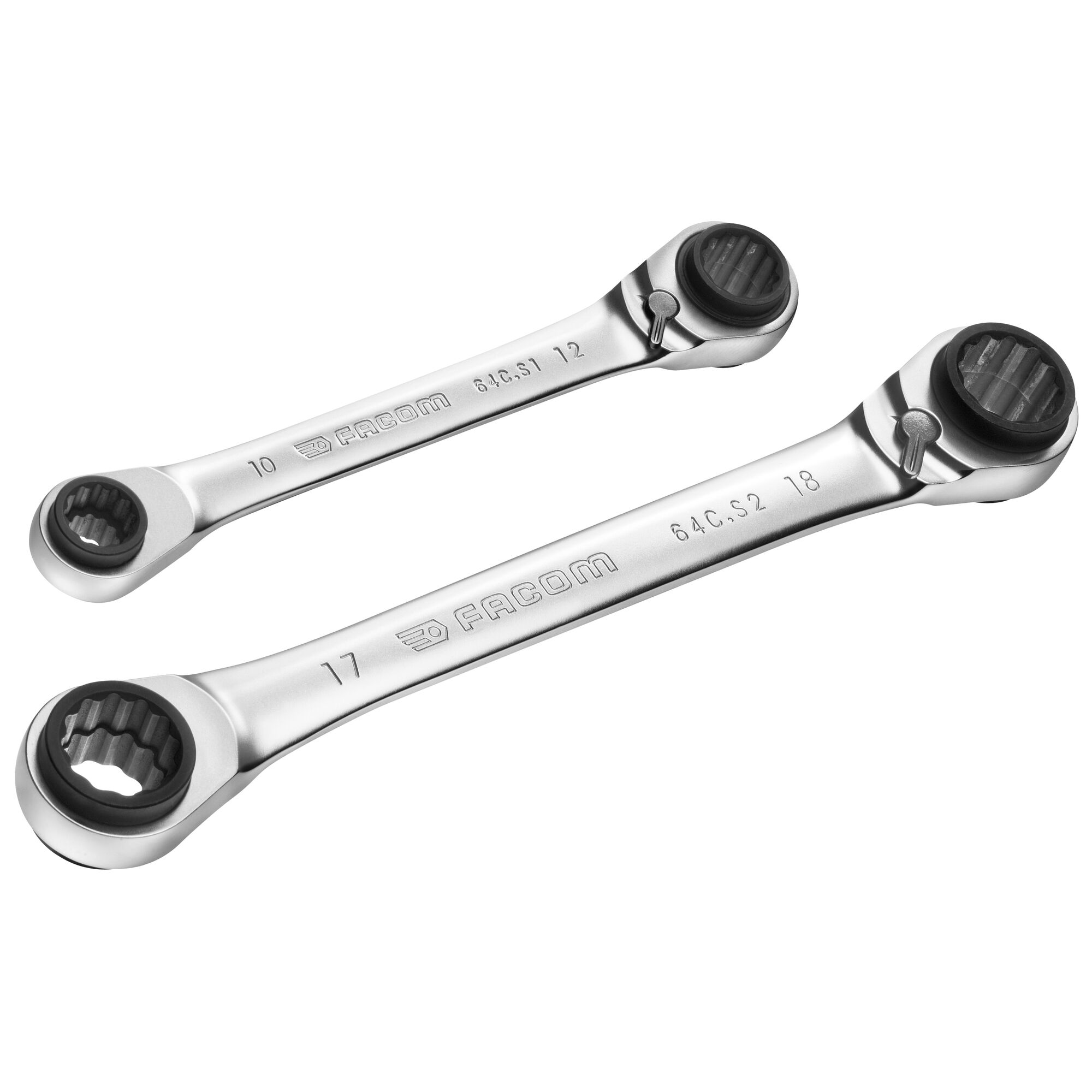 Facom 64.CJ Series 2-Piece Spanner Set, 8 → 19 mm
