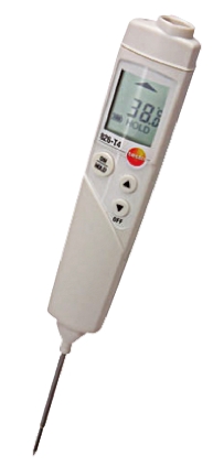 Testo 826-T4 Infrared Thermometer, -50°C Min, +300°C Max, ±1.5 °C Accuracy, °C Measurements