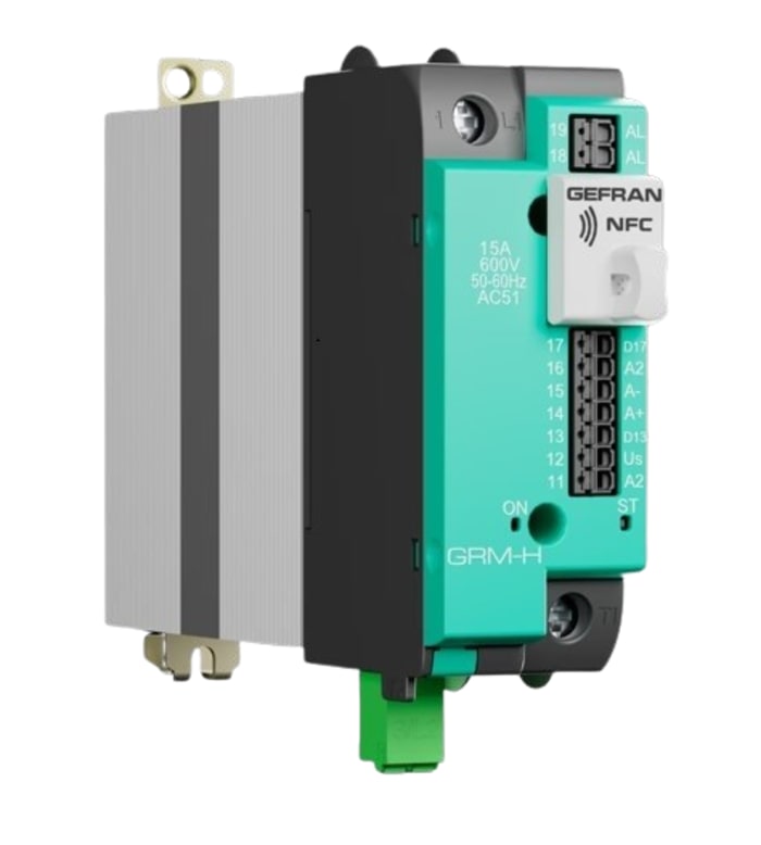 Gefran GRM-H DIN Rail Power Controller 2 Input, 2 Output PNP, 480 Supply Voltage IO Link
