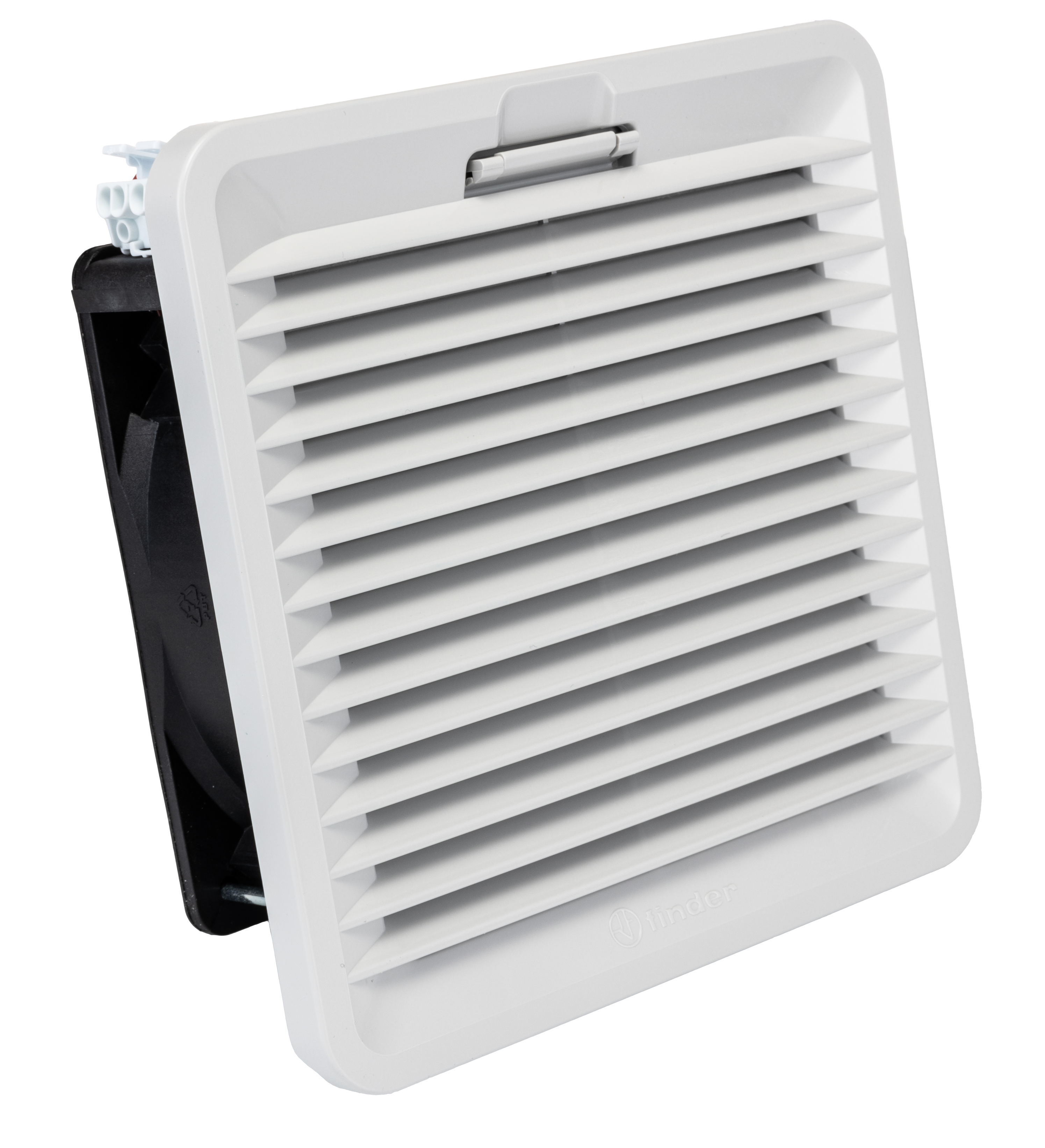 Finder 7F Series Filter Fan, 24 V dc, DC Operation, 55m³/h Filtered, 55m³/h Unimpeded, IP54, 155 x 155mm