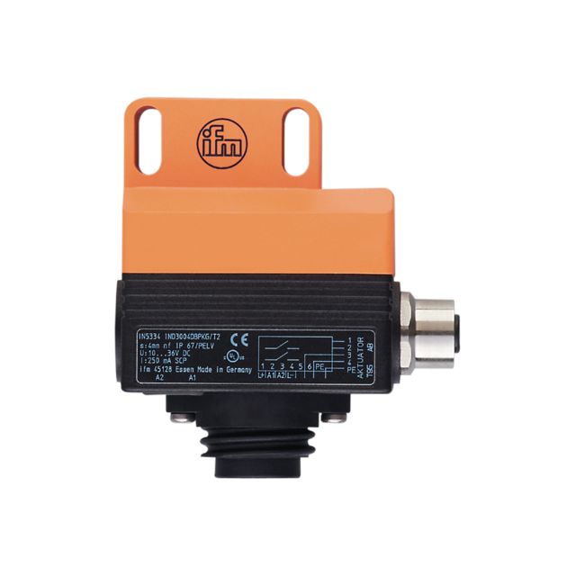 ifm electronic Inductive Rectangular Proximity Sensor, 4 mm Detection, PNP 2NO, 12 → 36 V dc