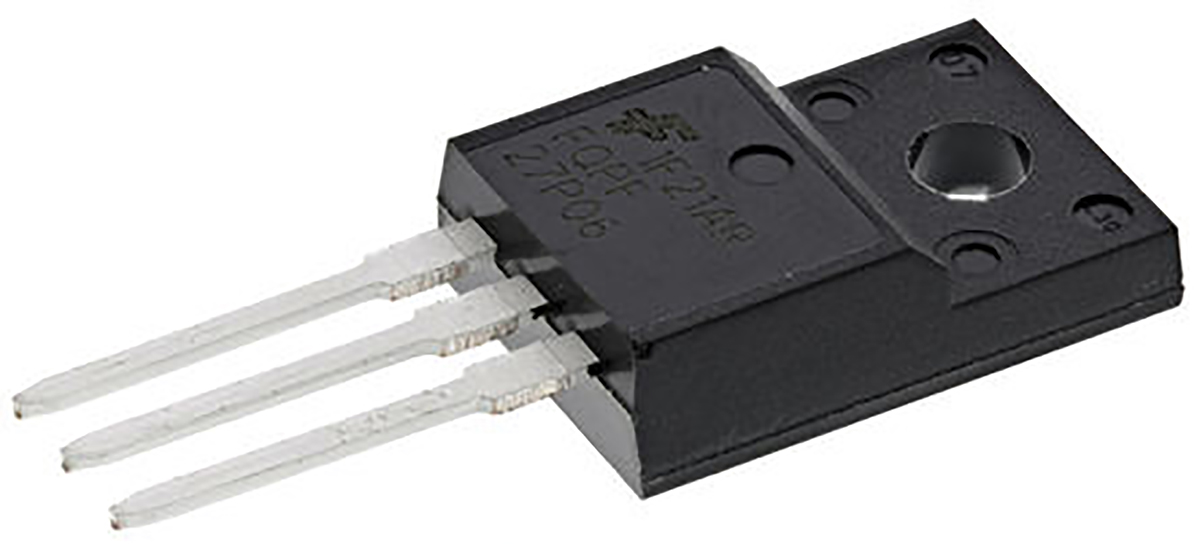 onsemi QFET Type P-Channel MOSFET, 19 A, 60 V Enhancement, 3-Pin TO-220 FQPF27P06