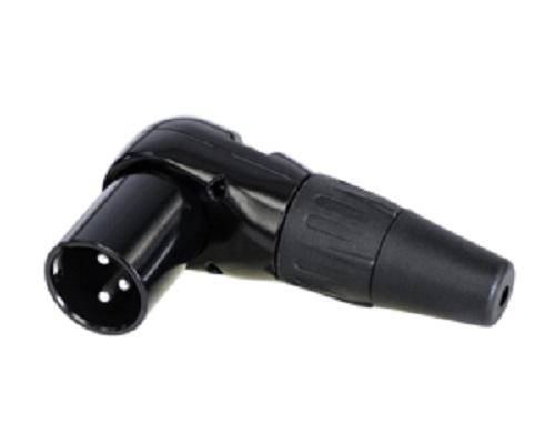 Re-An Products Cable Mount XLR Connectors, Right Angle, Male, 3 Way