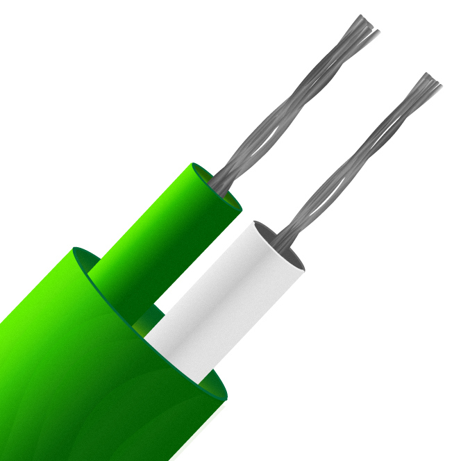 RS PRO Type K Thermocouple Cable/Wire, 25m, Unscreened, PVC Insulation, +105°C Max, 13/0.2mm