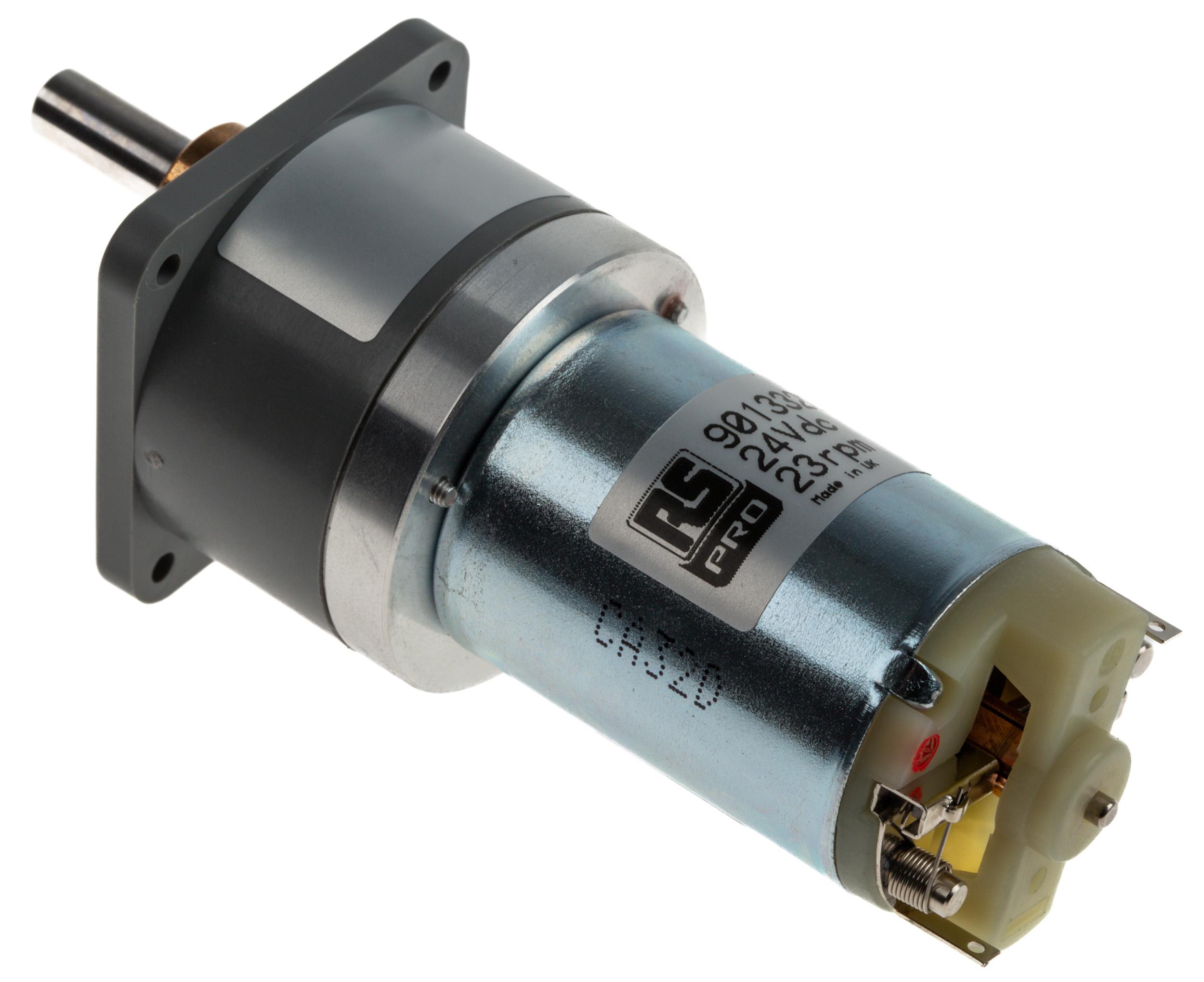 RS PRO Brushed Geared DC Geared Motor, 24 V dc, 600 mNm, 23 rpm, 6mm Shaft Diameter