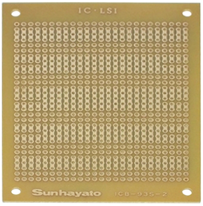 Sunhayato Matrix Board FR1 1mm Holes, 2.54 x 2.54mm Pitch, 95 x 72 x 1.6mm