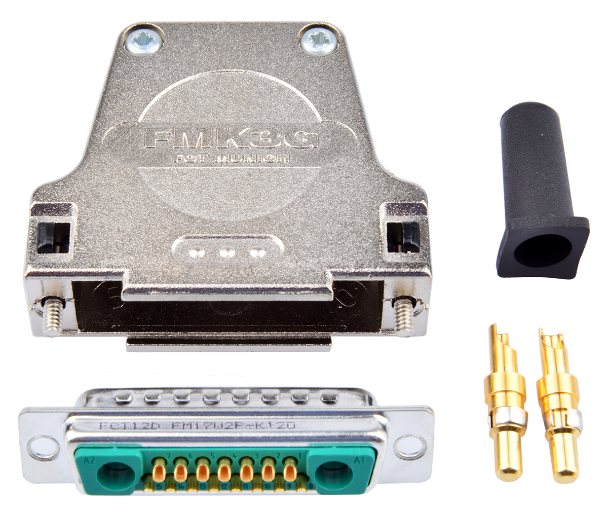 FCT from Molex FMK 17 Way Cable Mount D-sub Connector Plug