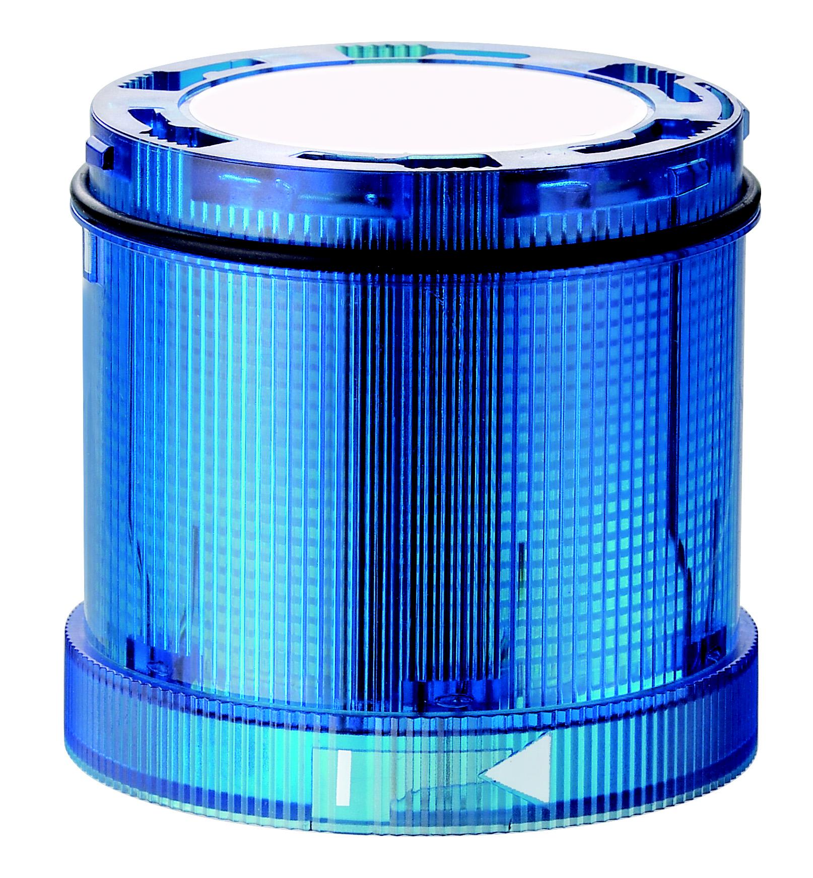 Werma KS72 Series Blue EVS, Flashing Effect Flashing Light Element, 24 V, LED Bulb, DC