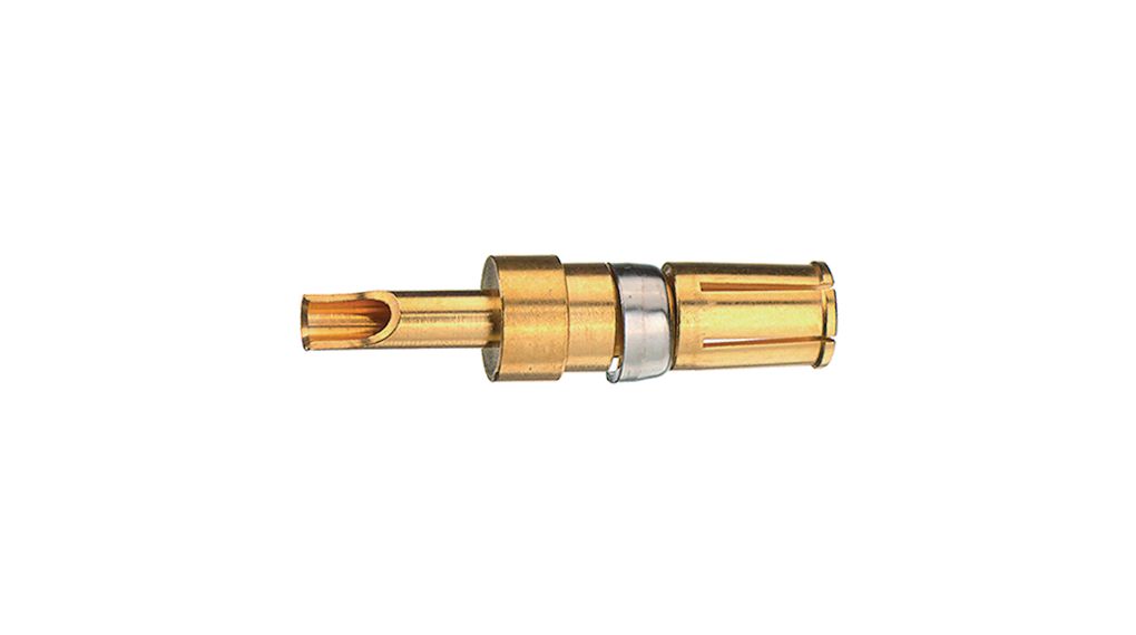 FCT Male Circular Connector Contact, Gold, 14 AWG