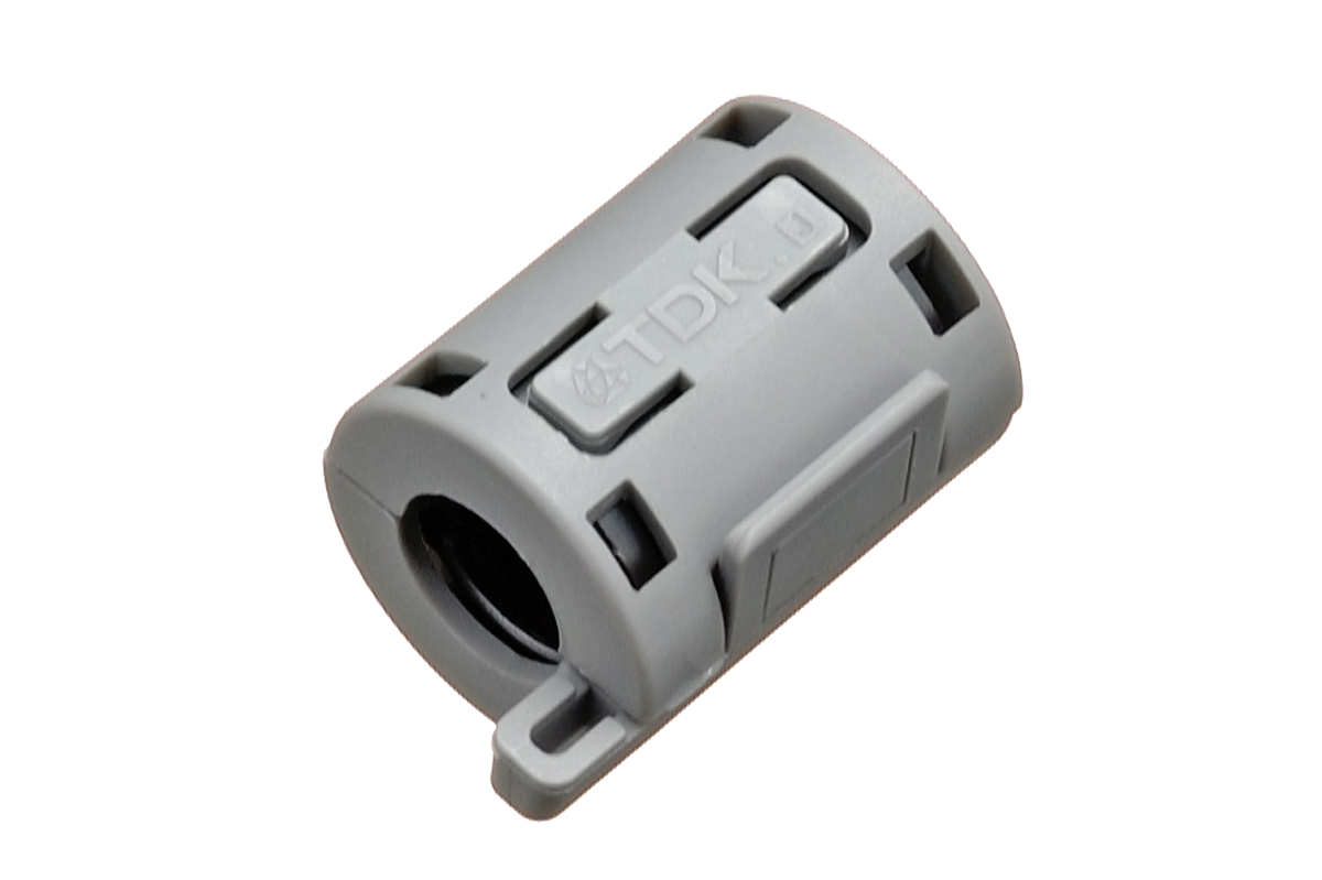 TDK Openable Ferrite Clamp, 15 Dia. x 22mm, For Audio Equipment, Copiers, Digital Telephones, Electronic Musical