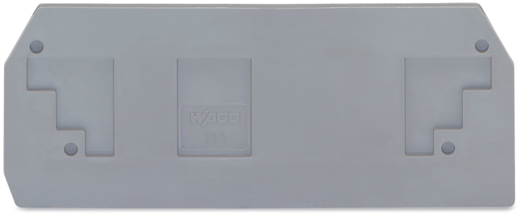 WAGO 283 Series End And Intermediate Plate for Use with Rail Mount Terminal Blocks