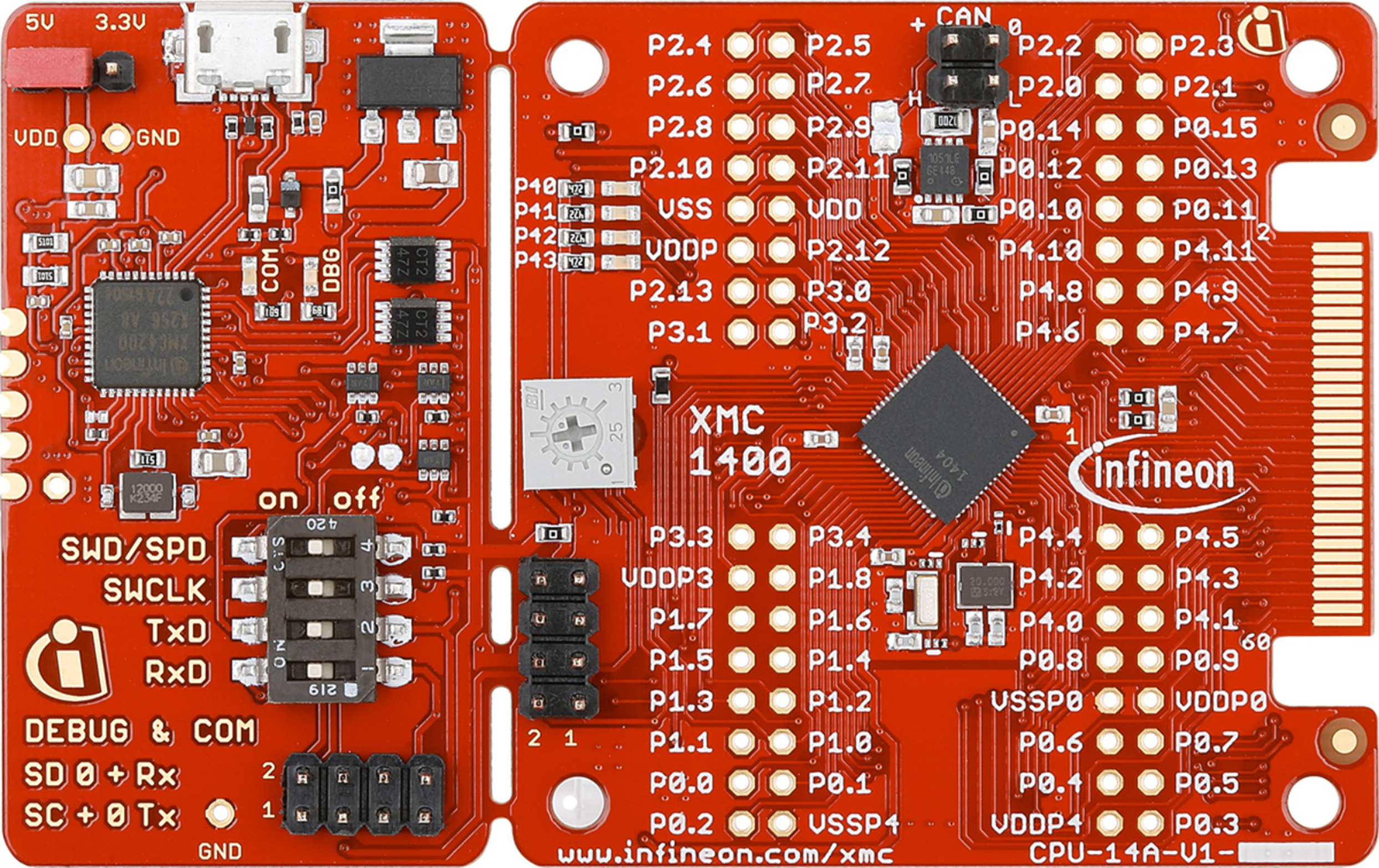 Infineon KIT_XMC14_BOOT_001 Evaluation Board for XMC1404