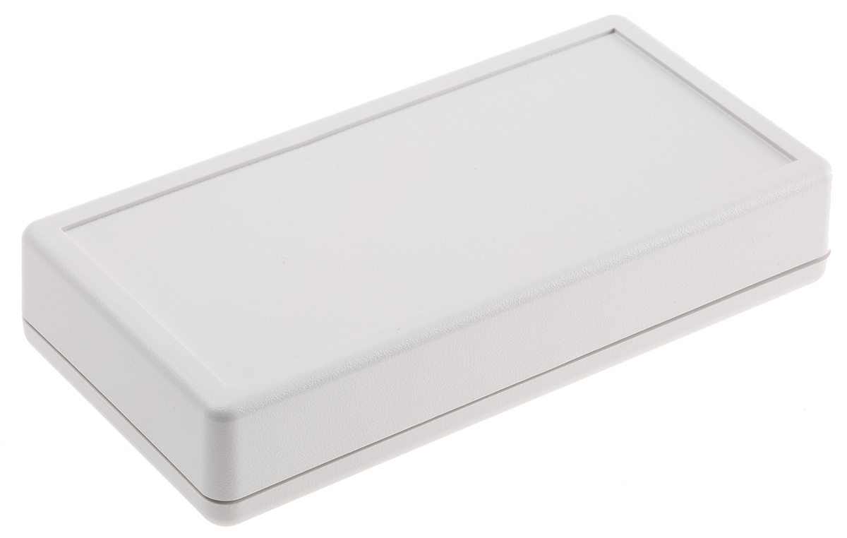 Hammond 1599 Series Grey ABS Handheld Enclosure, , IP54, 130 x 65 x 25mm