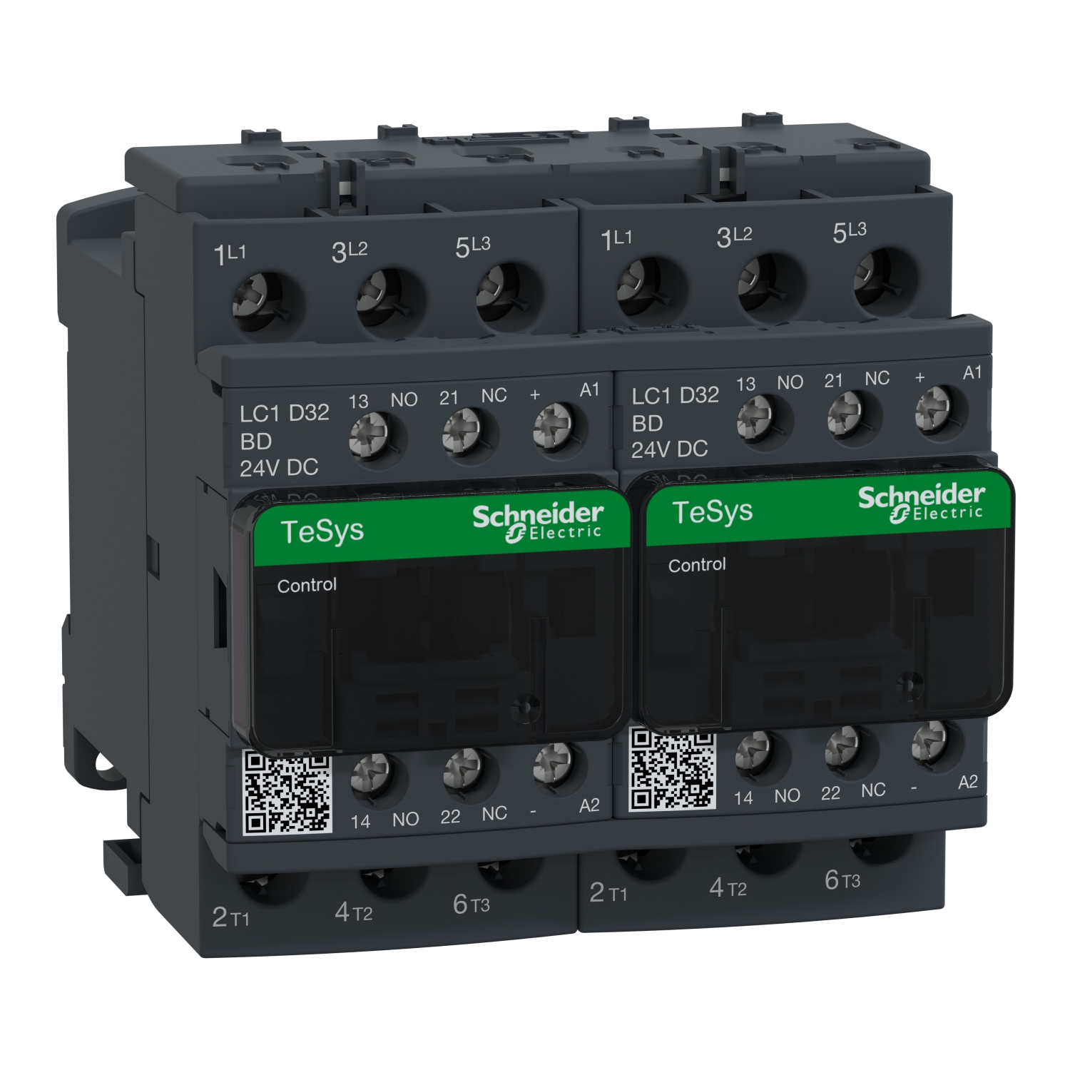Schneider Electric LC2D Series Contactor, 24 V dc Coil, 3-Pole, 18.5 kW, 300 V dc, 690 V ac
