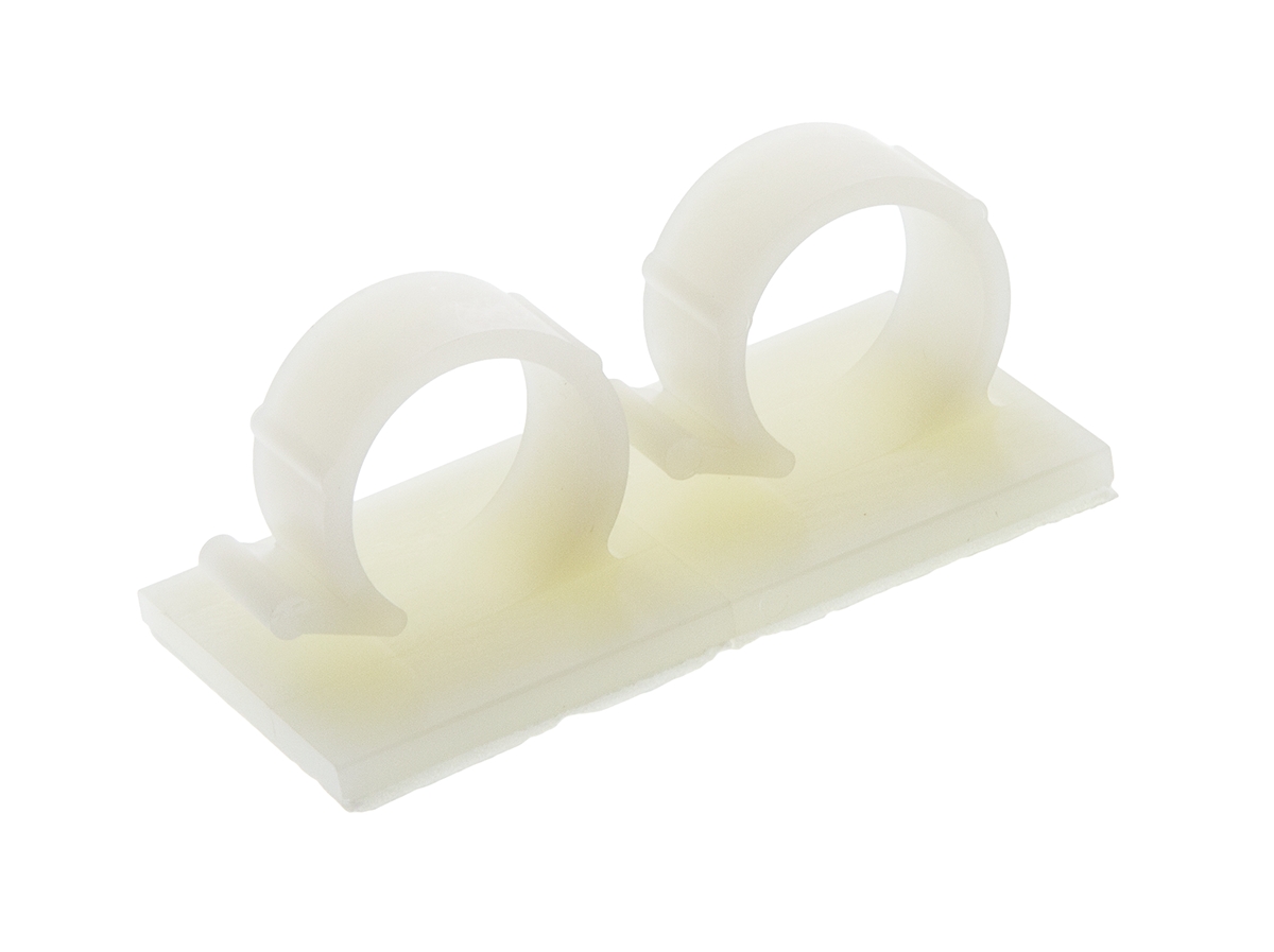 HellermannTyton Natural Nylon Cable clip, 18mm Max. Bundle