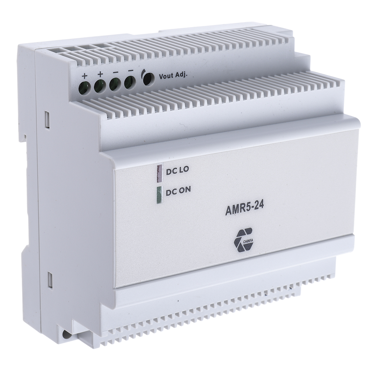 Chinfa AMR5 Switched Mode DIN Rail Power Supply, 90 → 264V ac ac Input, 24V dc dc Output, 4.2A Output, 100.8W