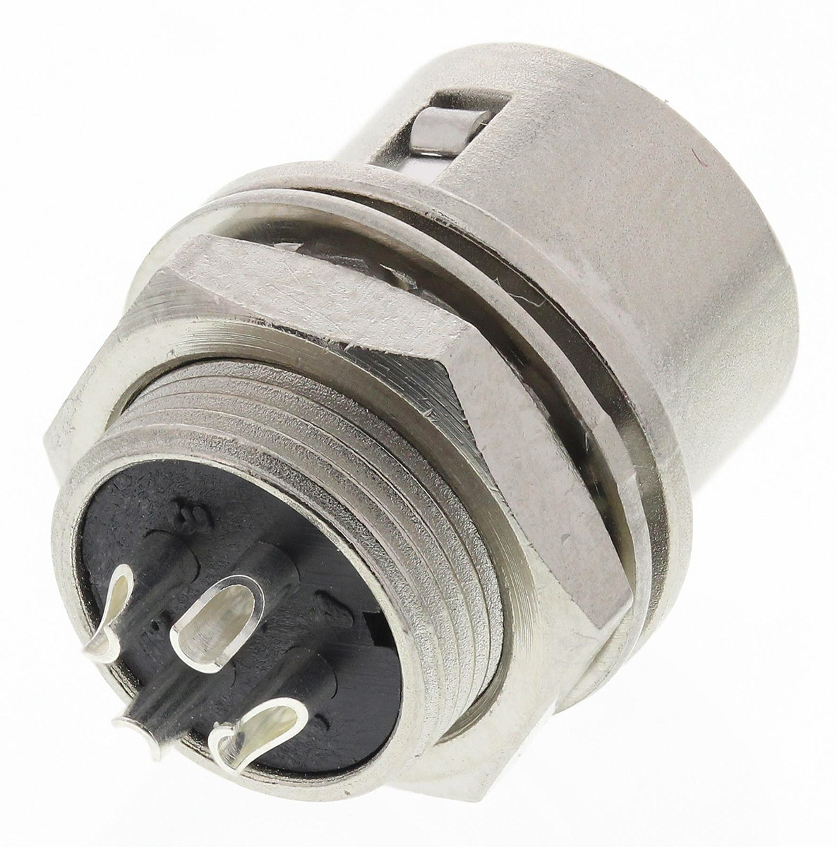 Hirose Circular Connector, 4 Contacts, Panel, Miniature Connector, Socket, Male, HR10 Series