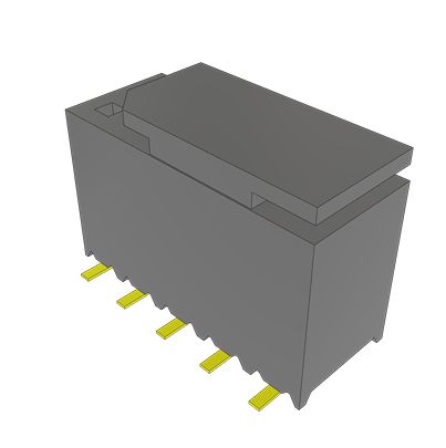 Samtec SSM Series Vertical Surface Mount PCB Socket, 10-Contact, 2-Row, 2.54mm Pitch, SMT Termination