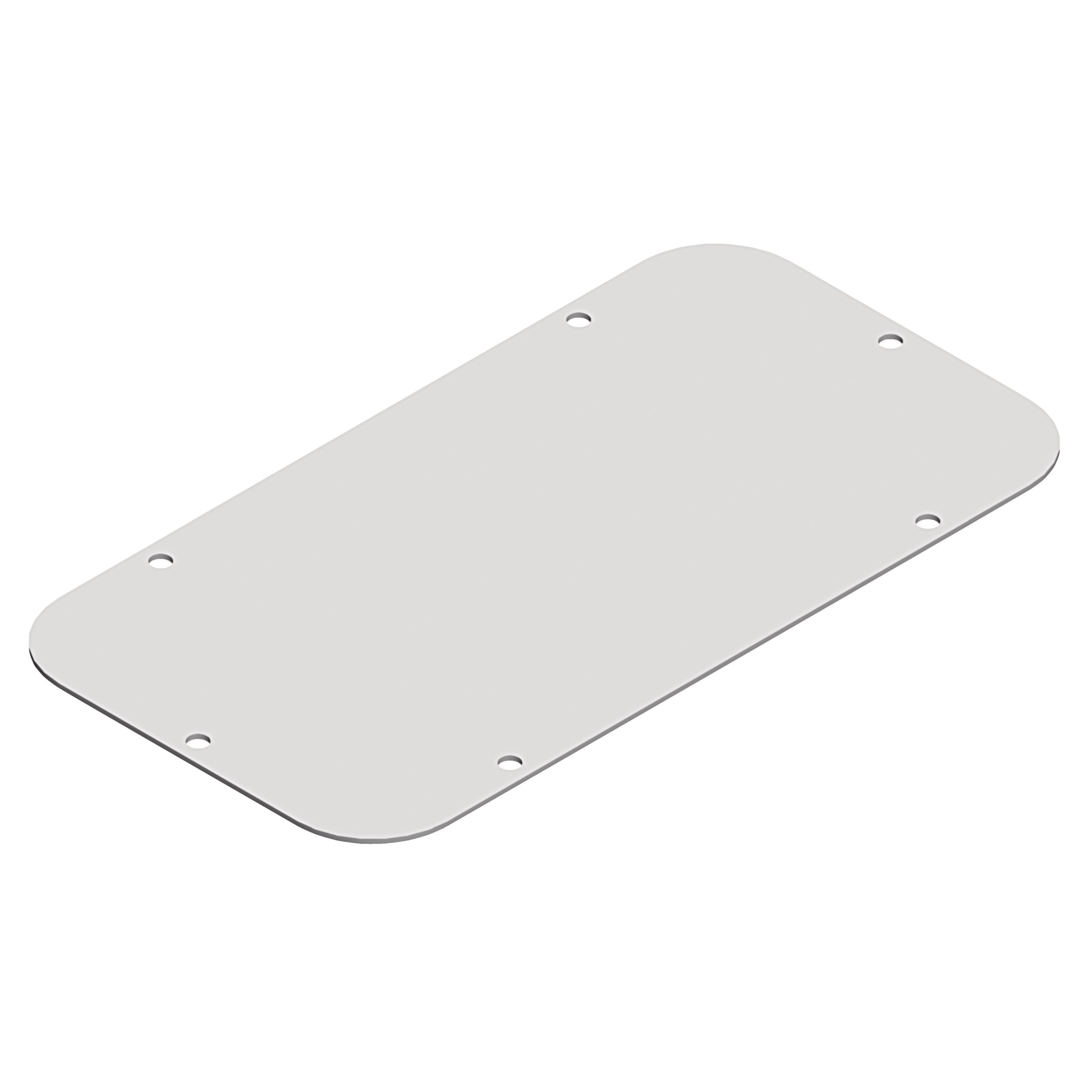 Schneider Electric PanelSeT Accessoires Series RAL 7035 Gland Plate, 245mm H, 245mm W for Use with Enclosure Accessory