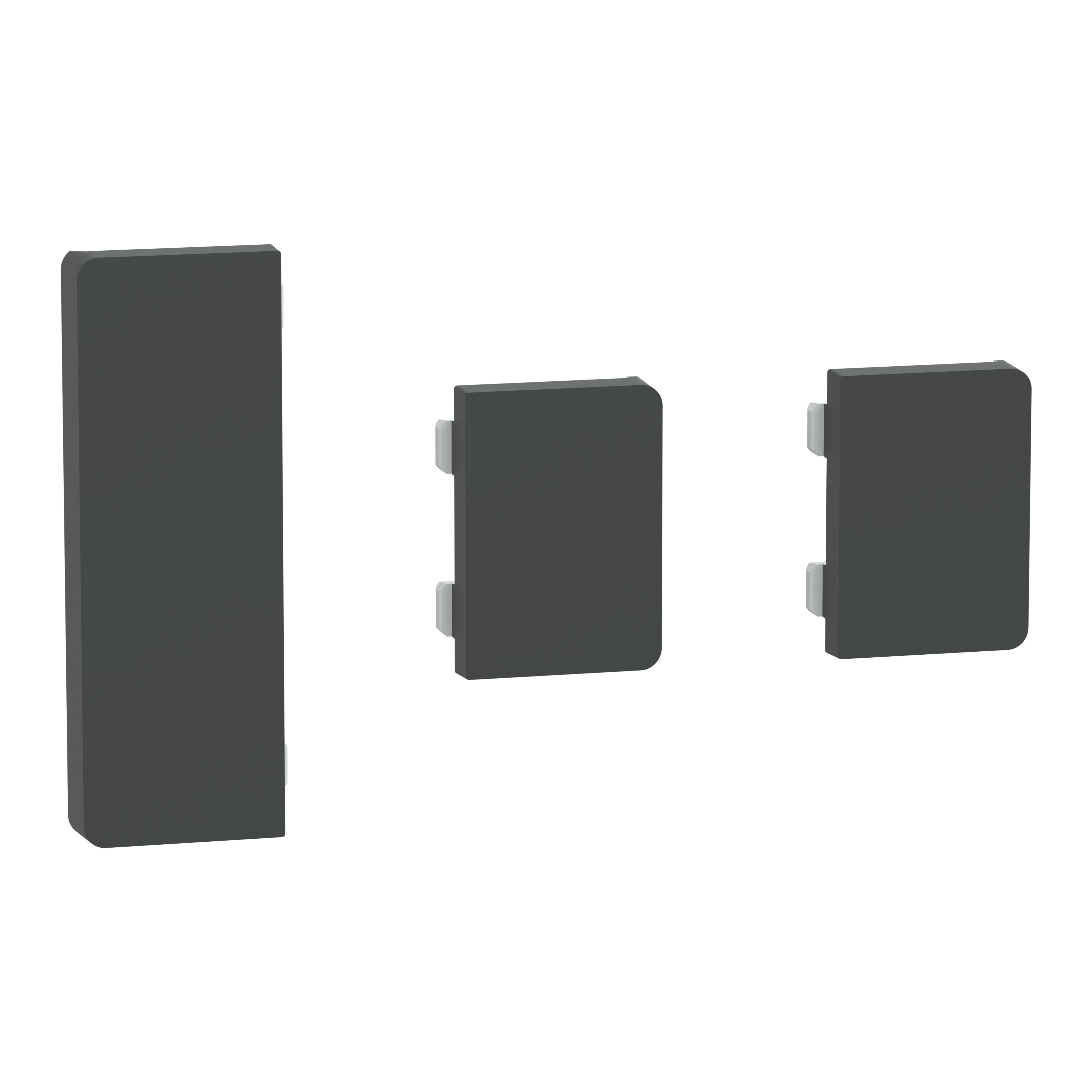 Schneider Electric KNX Anthracite 3 Gang Electrical Socket