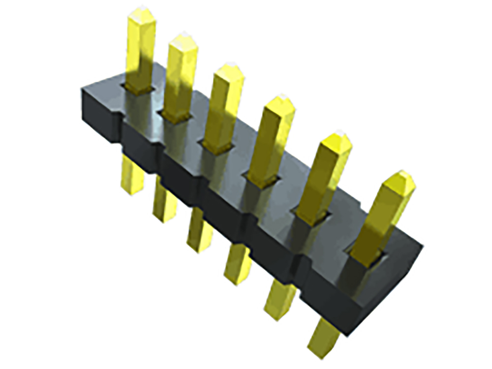 Samtec FTS Series Straight Surface Pin Header, 12 Contact(s), 1.27 mm Pitch, 2 Row, Unshrouded