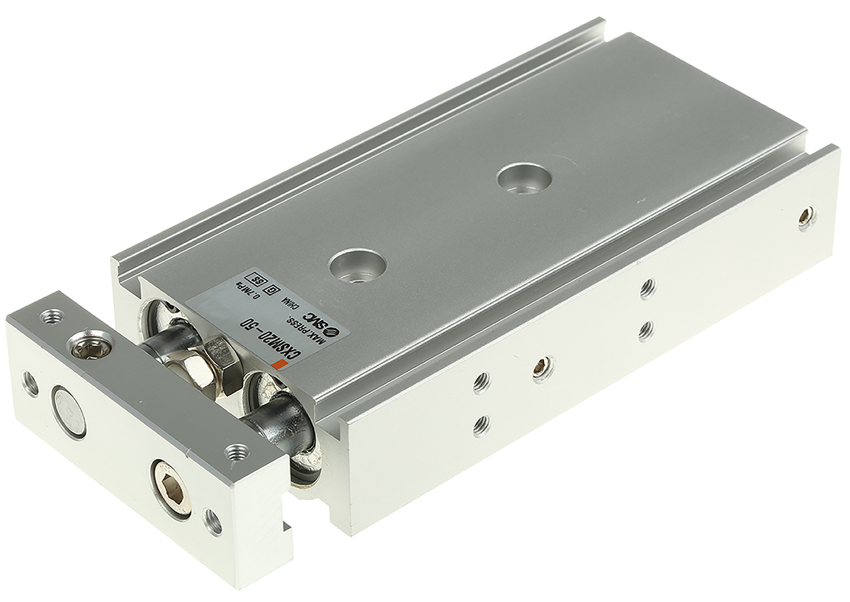 SMC Pneumatic Guided Cylinder - 20mm Bore, 50mm Stroke, CXSM Series