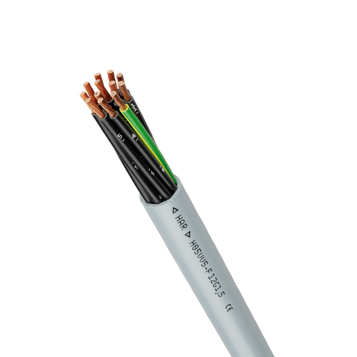 Lapp OLFLEX Control Cable, 5 Cores, 1 mm² CSA, Screened, 100 m, Grey Polyvinyl Chloride Sheath