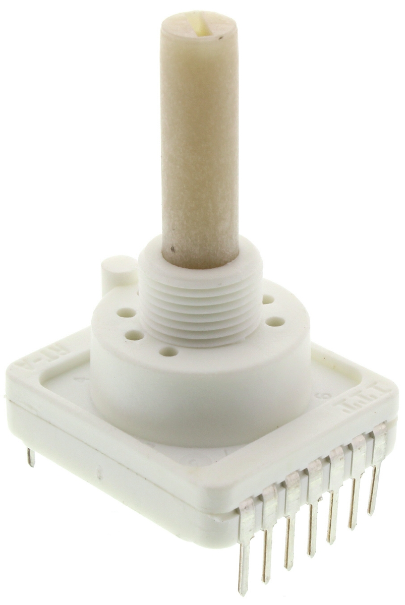 C & K, 10 Position, BCD SPST Rotary Switch, 150 mA@ 60 V dc, Through Hole