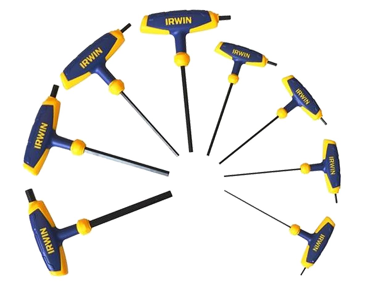 Irwin 8 piece T Shape Metric Hex Key Set, 2mm