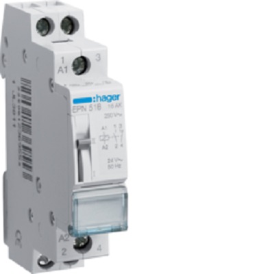 Hager DIN Rail Latching Relay, 24V Coil, SPDT