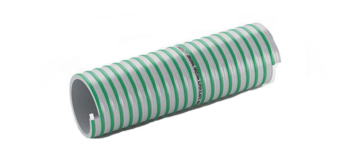 Contitech Arizona Superelastic PVC, Hose Pipe, 38mm ID, 47mm OD, Green, 10m
