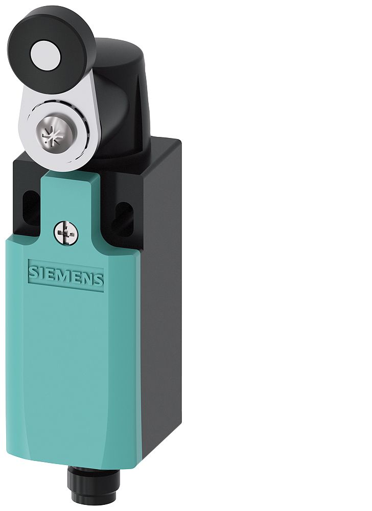 Siemens 3SE5 Series Roller Limit Switch, 1NC/1NO, IP65, 4P, Plastic Housing, 250V ac Max, 4A Max