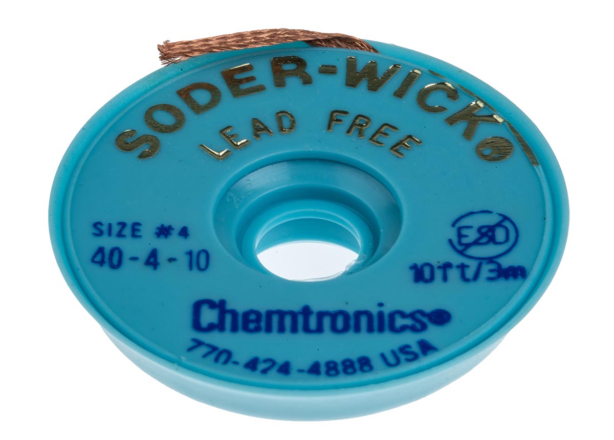 Chemtronics 3m Lead Free Desoldering Braid, Width 2.8mm