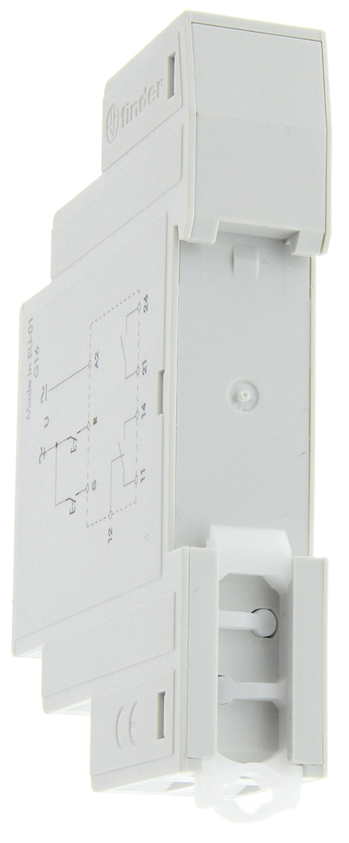 Finder DIN Rail Power Relay, 24V ac/dc Coil, 8A Switching Current, SPDT