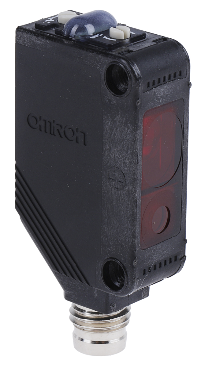 Omron Background Suppression Photoelectric Sensor, Block Sensor, 20 mm → 300 mm Detection Range