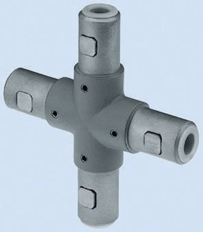 Rose+Krieger Cross Connector, Connecting Component, Strut Profile 40 mm