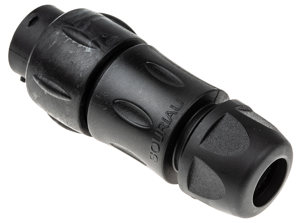 Souriau Sunbank by Eaton Circular Connector, 12 Contacts, In-Line, Standard Connector, Plug, Male, IP68, IP69K, UTS