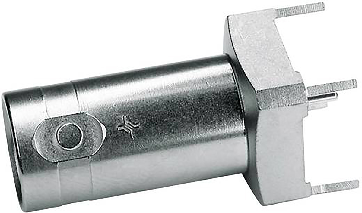 Telegartner, Jack PCB Mount BNC Connector, 50Ω, Through Hole Termination, Straight Body