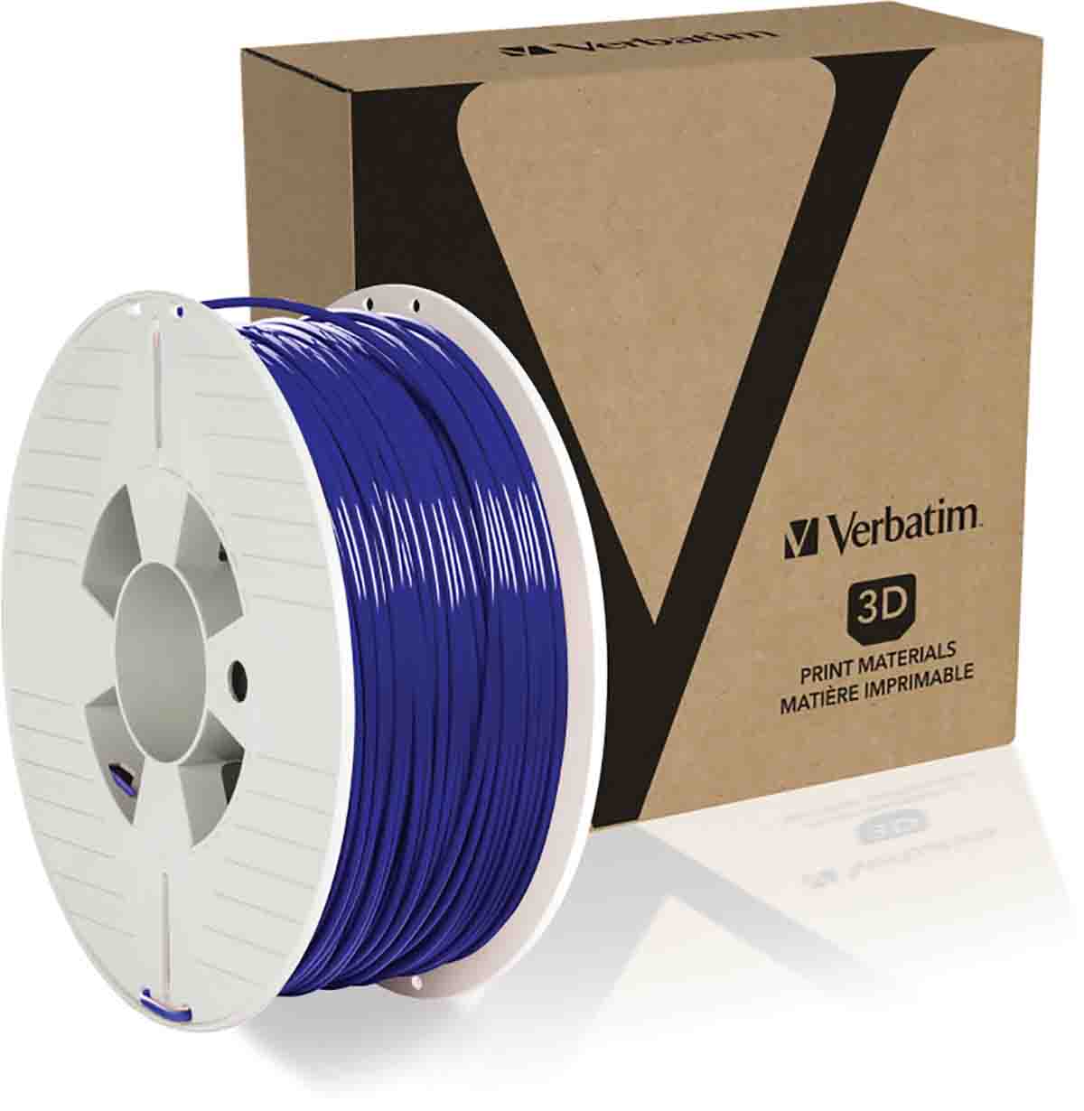 Verbatim 2.85mm Blue PET-G 3D Printer Filament, 1kg