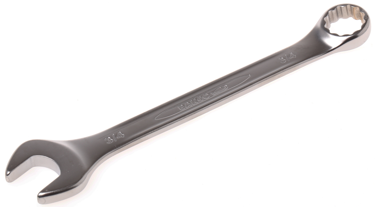 Bahco 111Z Series Combination Spanner, 3/4in, Imperial, Double Ended, 218 mm Overall