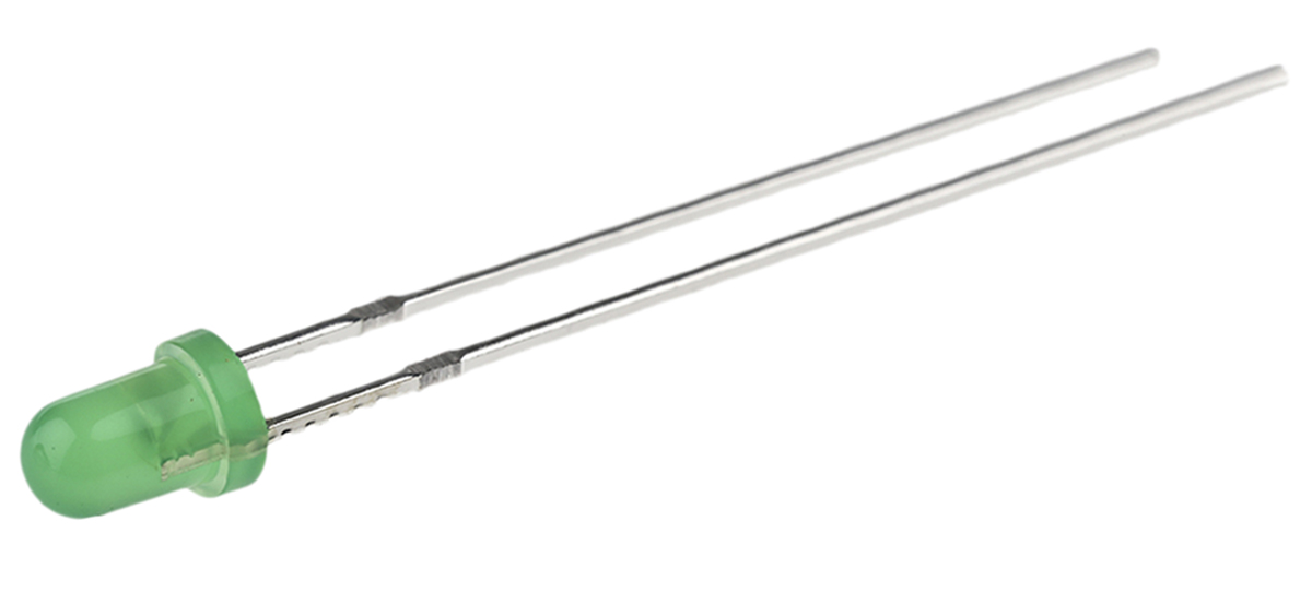 Wurth Elektronik2.4 V Green LED 3mm Through Hole, WL-TMRC 151031VS04000