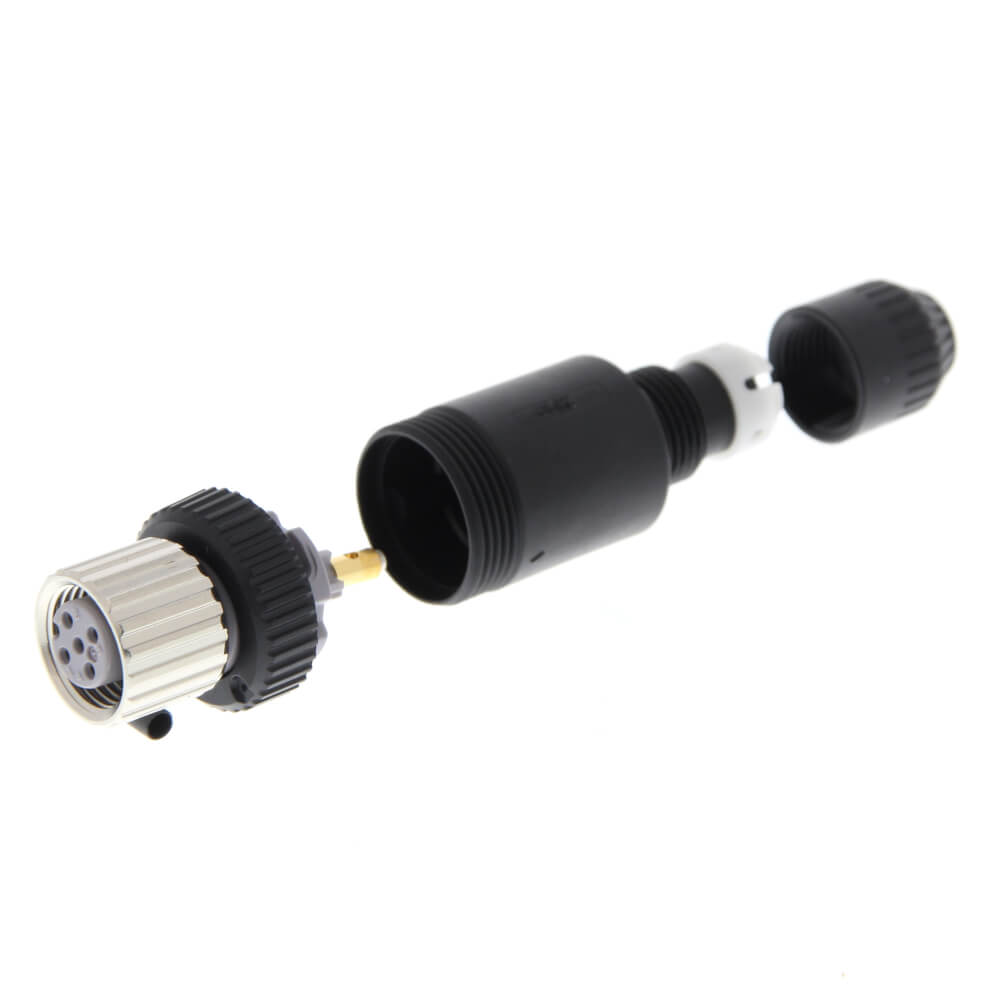Omron Circular Connector, 5 Contacts, M12 Connector, Socket, IP67, XS2C Series