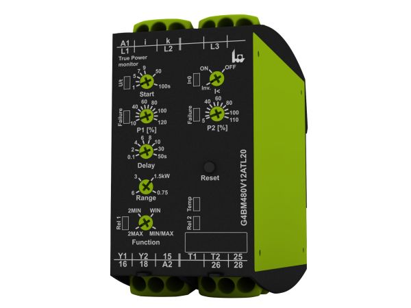 Tele Phase Monitoring Relay, 1, 3 Phase, 24 → 240V ac, DIN Rail