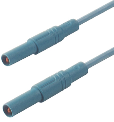 Hirschmann Test & Measurement, 32A, 1000V ac/dc, Blue, 1m Lead Length