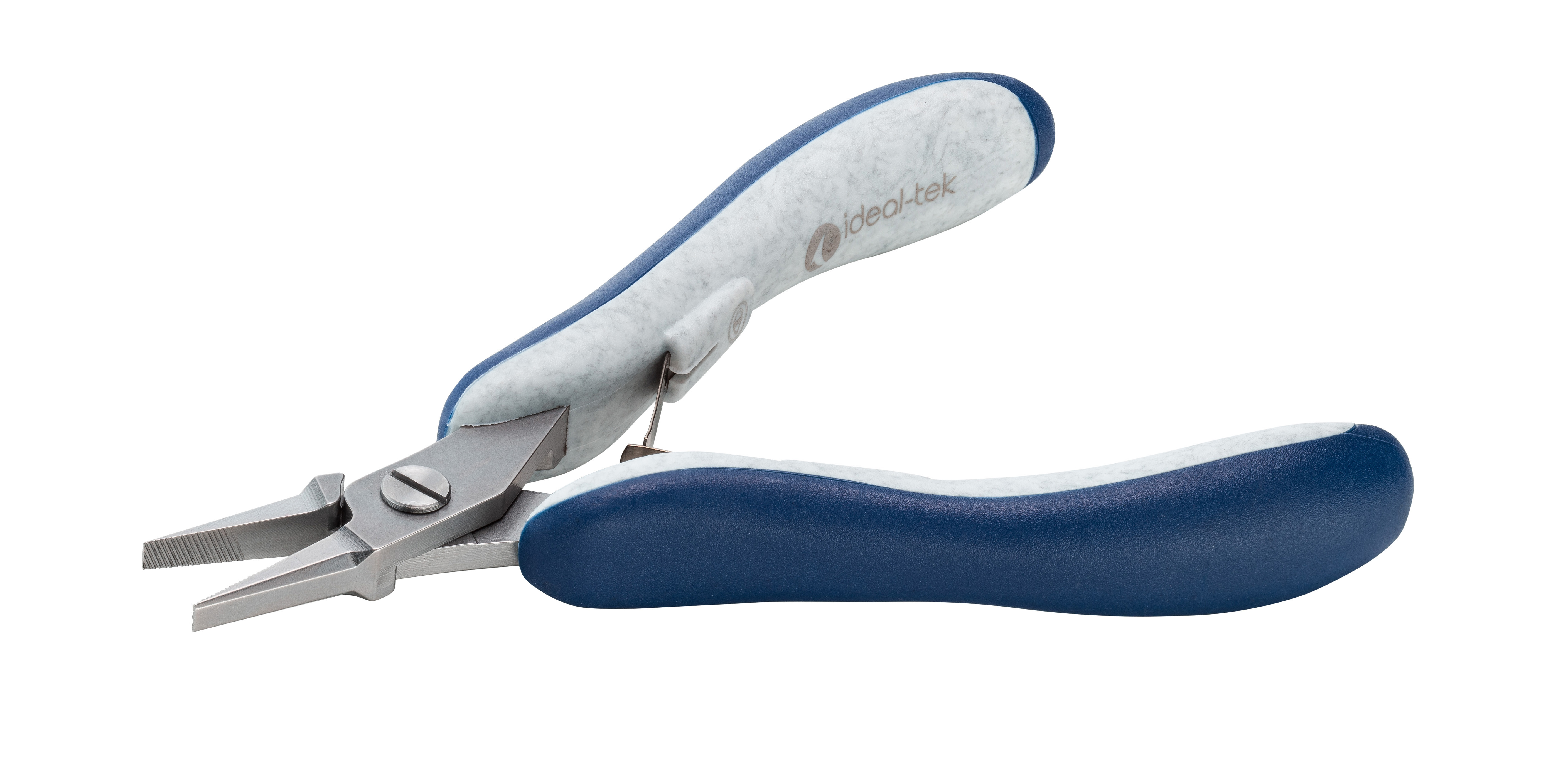 ideal-tek ES6012.CR.BG Pliers, 130 mm Overall, Flat Tip, 18mm Jaw, ESD